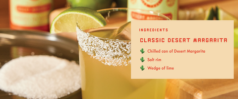 Classic desert margarita