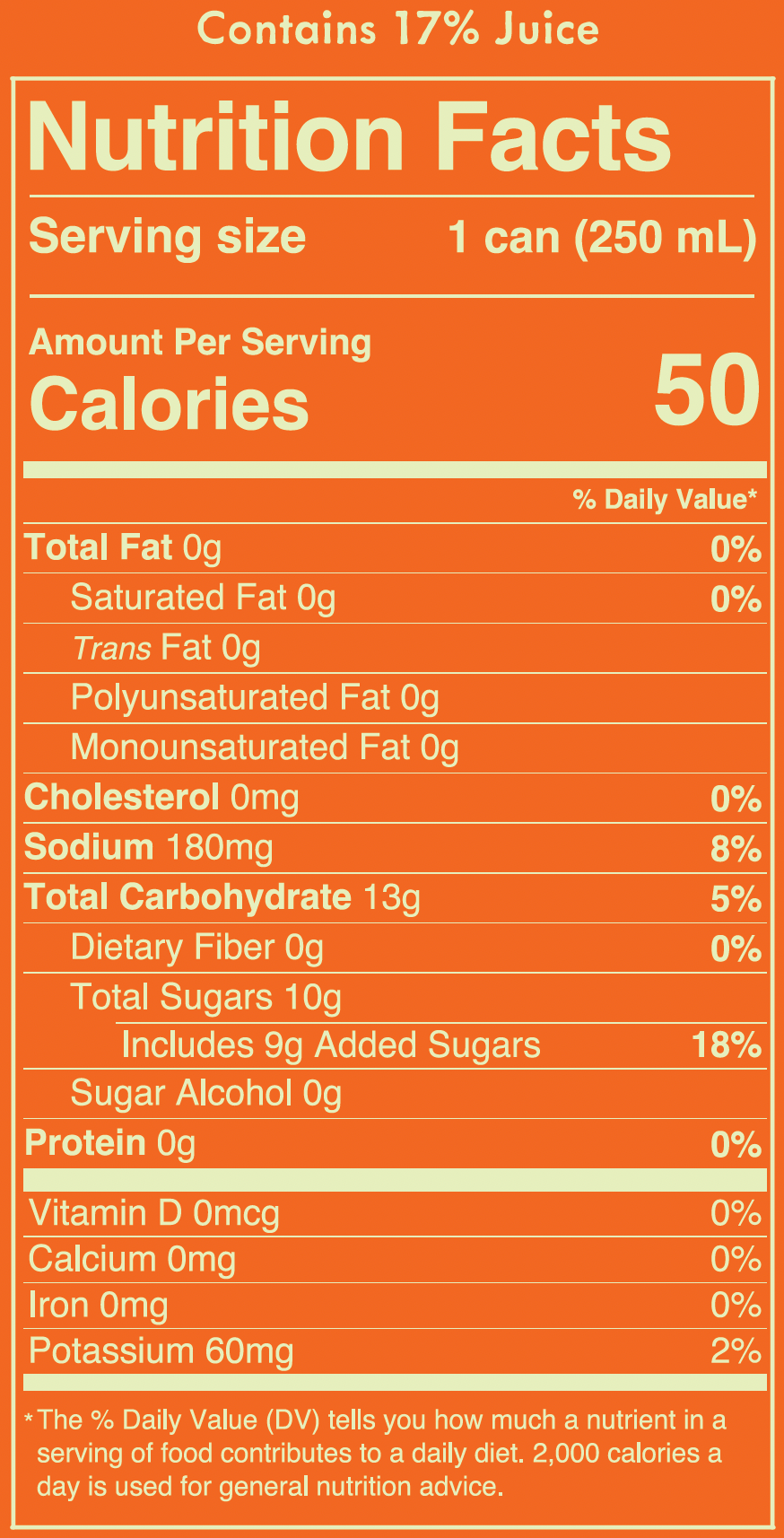 Nutrition Label - Desert Margarita