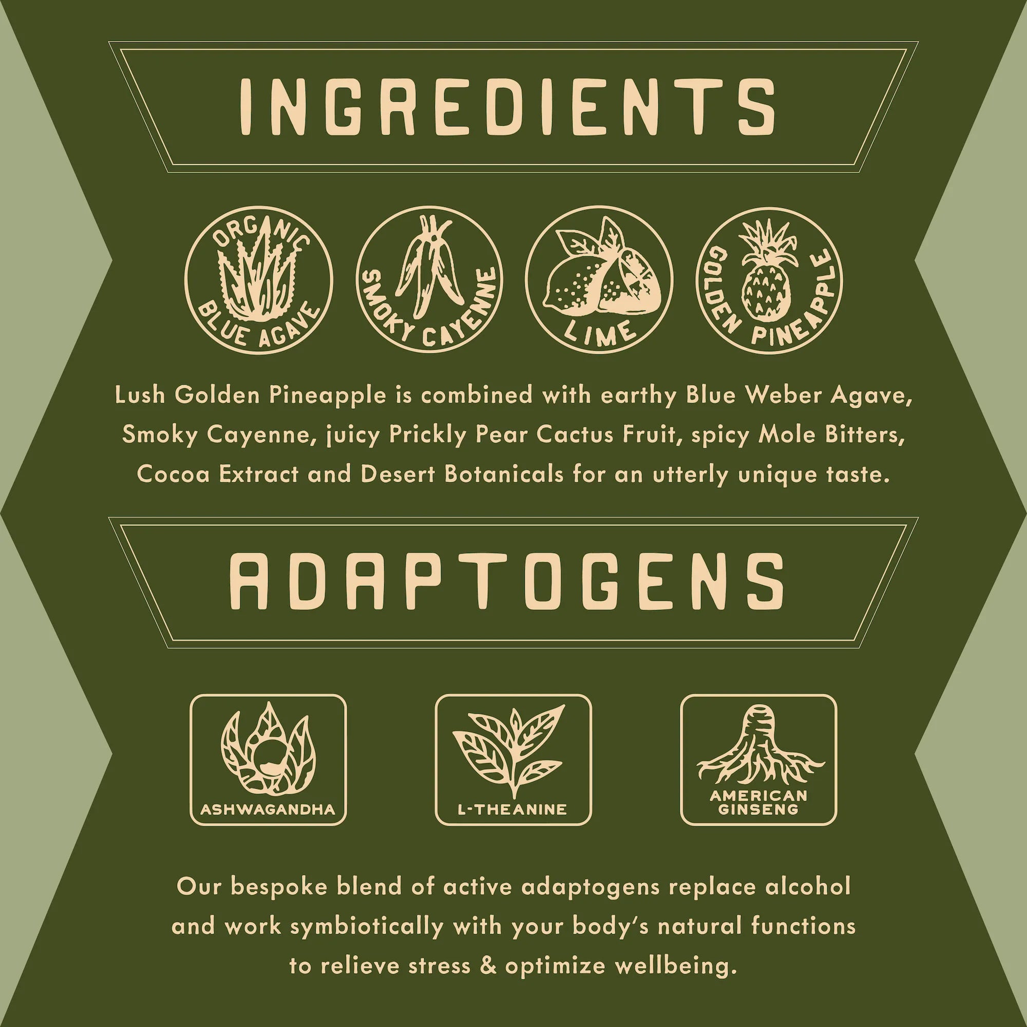 Ingredients Adaptogens SpicedPinarita